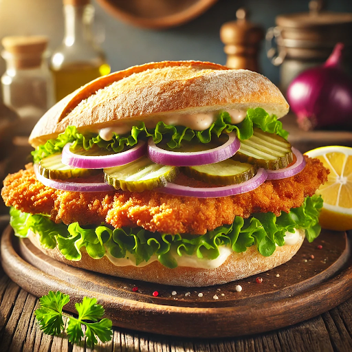 Schnitzel Supreme Sandwich